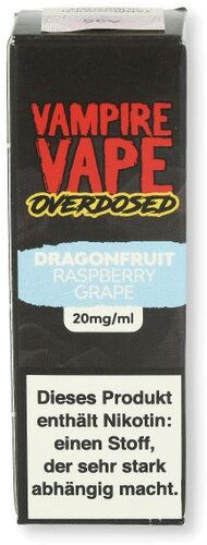 Vampire Vape Overdosed Dragonfruit Raspberry Grape 10ml 20mg/ml