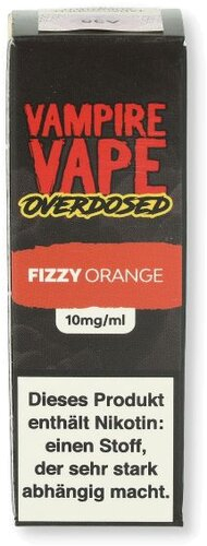 Vampire Vape Overdosed Fizzy Orange 10ml 10mg/ml