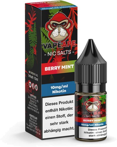 Vape Ape Nikotinsalzliquid Berry Mint 10mg Vape Ape Nikotinsalzliquid Berry Mint 10mg