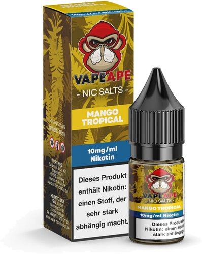 Vape Ape Nikotinsalzliquid Mango Tropical 10mg