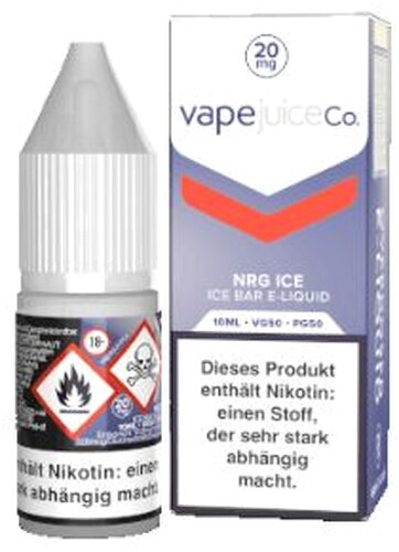 Vape Juice Ice Bar NRG Ice Overdosed NicSalt 20mg