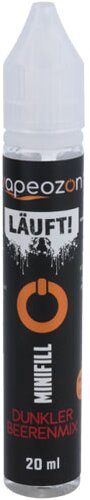 Vapeozon Läuft! Minifill Liquid Dunkler Beerenmix 20ml 0mg