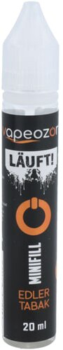 Vapeozon Läuft! Minifill Liquid Edler Tabak 20ml 0mg