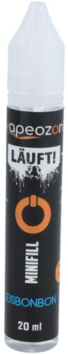 Vapeozon Läuft! Minifill Liquid Eisbonbon 20ml 0mg