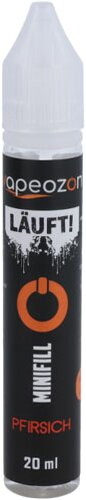 Vapeozon Läuft! Minifill Liquid Pfirsich 20ml 0mg