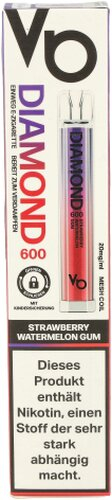 Vapes Bars Diamond Strawberry Watermelon Gum Einweg E-Zigaretten 20mg