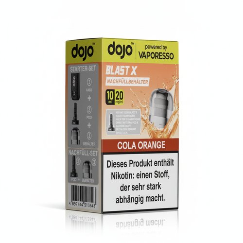 Vaporesso Dojo Blast X Pod Cola Orange Nachfüllbehälter 20mg