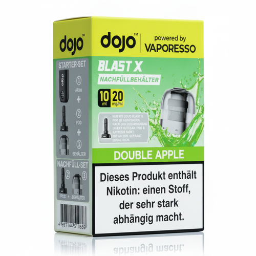 Vaporesso Dojo Blast X Pod Double Apple Nachfüllbehälter 20mg