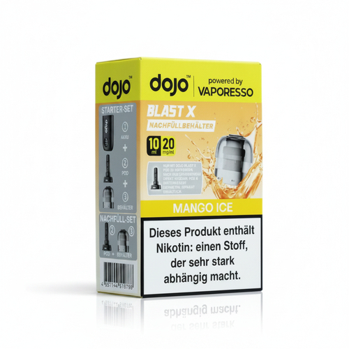 Vaporesso Dojo Blast X Pod Mango Ice Nachfüllbehälter 20mg