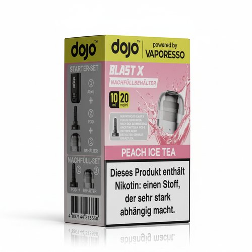Vaporesso Dojo Blast X Pod Peach Ice Tea Nachfüllbehälter 20mg