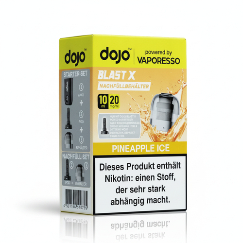 Vaporesso Dojo Blast X Pod Pineapple Ice Nachfüllbehälter 20mg
