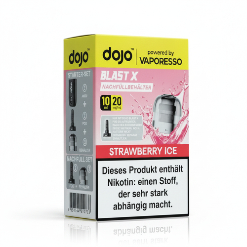 Vaporesso Dojo Blast X Pod Strawberry Ice Nachfüllbehälter 20mg