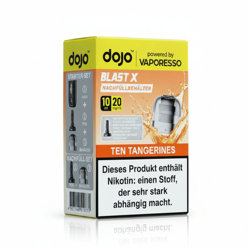 Vaporesso Dojo Blast X Pod Ten Tangerines Nachfüllbehälter 20mg