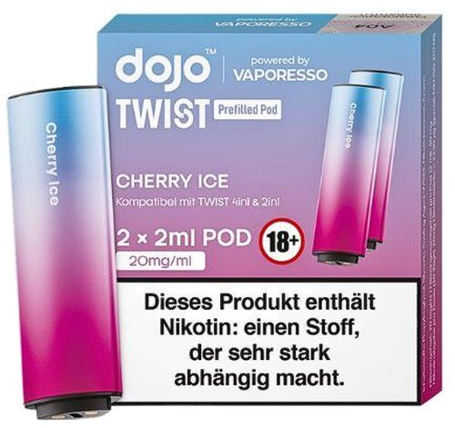 Vaporesso Dojo Twist Cherry Ice Prefilled Pod 2x2ml 20mg