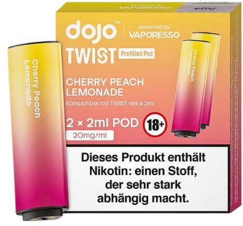 Vaporesso Dojo Twist Cherry Peach Lemonade  Prefilled Pod 2x2ml 20mg