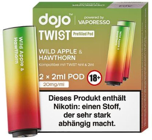 Vaporesso Dojo Twist Wild Apple Hawthorn Prefilled Pod 2x2ml 20mg