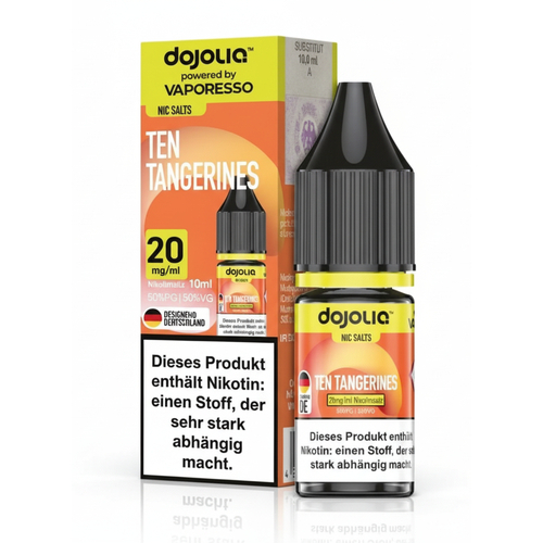 Vaporesso Dojoliq  Ten Tangerines Nikotinsalz Liquid 20mg