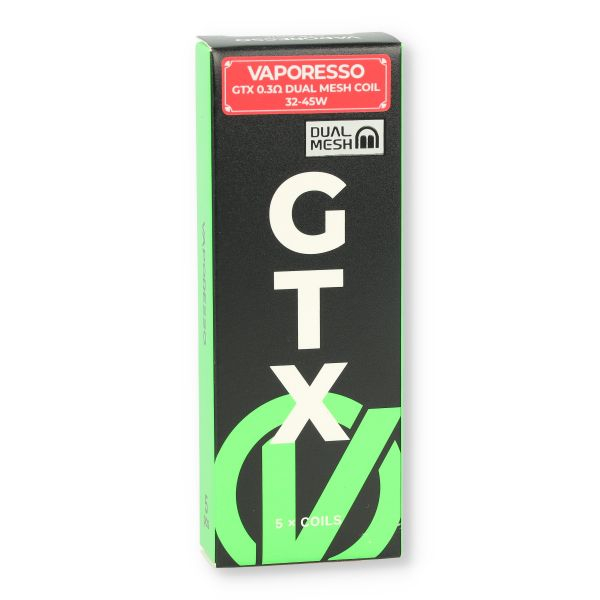Vaporesso GTX 0,3 Ohm Dual Sieb Coil 5 Stück