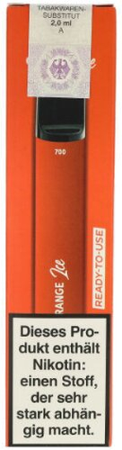 Vapors Line 700 Einweg E-Shisha Orange Ice,Ready-to-use 17mg Vapors Line 700 Einweg E-Shisha Orange Ice,Ready-to-use 17mg