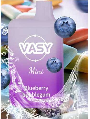 Vasy Mini Blueberry Bubblegum Einweg E-Shisha 20mg Vasy Mini Blueberry Bubblegum Einweg E-Shisha 20mg