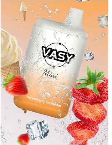 Vasy Mini Strawberry Ice Cream Einweg E-Shisha 20mg Vasy Mini Strawberry Ice Cream Einweg E-Shisha 20mg