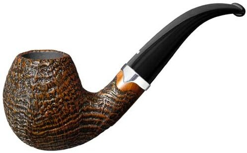 Vauen Pfeife Finn 504 braun, sandgestrahlt 