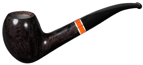 Vauen Pfeife Flame 2041 dunkelbraun, glatt
