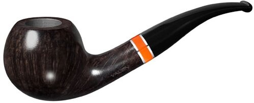 Vauen Pfeife Flame 2042 dunkelbraun, glatt