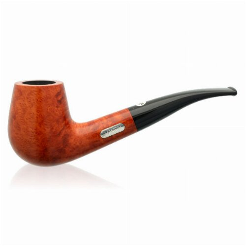 Vauen Pfeife Jubiläumsedition 175 Years JU 172 Braun Glatt mit Sterling-Silber-Emblem mit Filter im Schmuckkarton Vauen Pfeife Jubiläumsedition 175 Years JU 172 Braun Glatt mit Sterling-Silber-Emblem mit Filter im Schmuckkarton