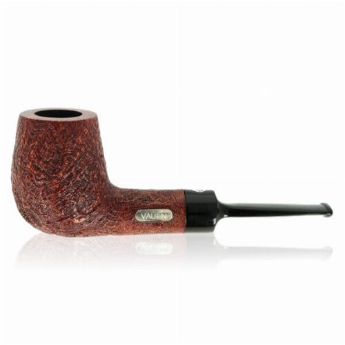 Vauen Pfeife Jubiläumsedition 175 Years JU 511 Dunkelbraun Sandgestrahlt mit Sterling-Silber-Emblem mit Filter im Schmuckkarton Vauen Pfeife Jubiläumsedition 175 Years JU 511 Dunkelbraun Sandgestrahlt mit Sterling-Silber-Emblem mit Filter im Schmuckkarton