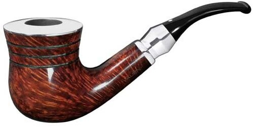 Vauen Pfeife Shine 195 dunkelbraun, glatt