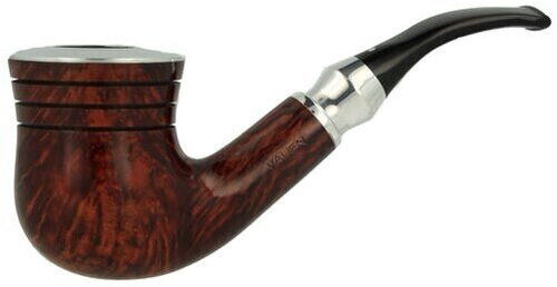 Vauen Pfeife Shine 195 dunkelbraun, glatt