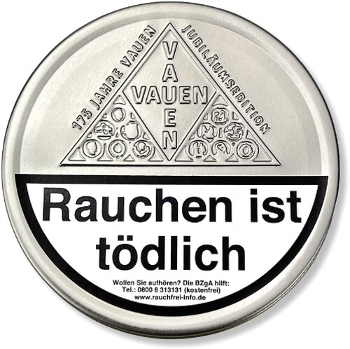 Vauen Pfeifentabak Jubiläumsedition 175 Jahre 50g Dose