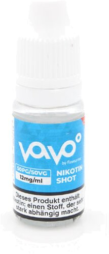 Vavo 10ml Nikotin-Shot 12mg 50PG/50VG Vavo 10ml Nikotin-Shot 12mg 50PG/50VG