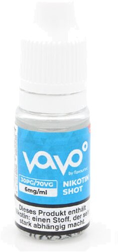 Vavo 10ml Nikotin-Shot 6mg 30PG/70VG Vavo 10ml Nikotin-Shot 6mg 30PG/70VG