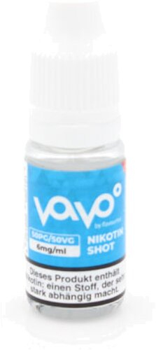 Vavo 10ml Nikotin-Shot 6mg 50PG/50VG Vavo 10ml Nikotin-Shot 6mg 50PG/50VG
