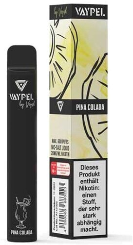Vaypel Carribean Pina Colada Einweg E-Zigarette 20mg Vaypel Carribean Pina Colada Einweg E-Zigarette 20mg