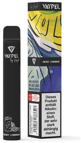 Vaypel Thai Energy Lemonade Einweg E-Zigarette 20mg Vaypel Thai Energy Lemonade Einweg E-Zigarette 20mg