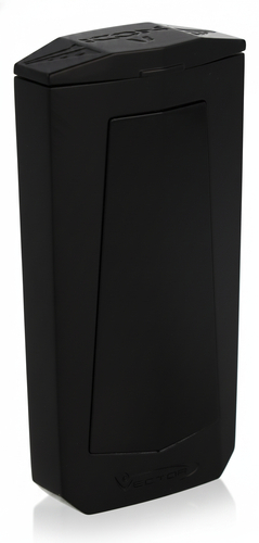 Vector Feuerzeug Icon V Black Matte Anodized 04