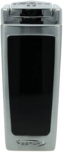 Vector Icon II / 1c9 3er Jetflame Feuerzeug Chrome Satin