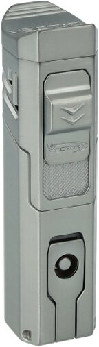 Vector Quatro / 1C 4 Jetflame Feuerzeug Chrome Satin