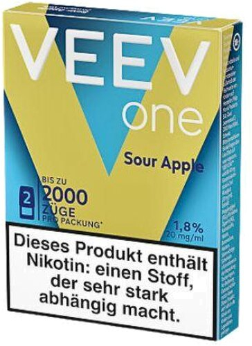 Veev One Pods Sour Apple 20mg