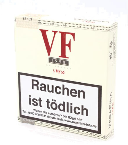 Vegafina 1998 VR 50 Zigarren  5Stk.