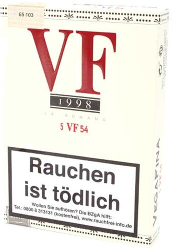 Vegafina 1998 VR 54 Zigarren 5Stk. Vegafina 1998 VR 54 Zigarren 5Stk.