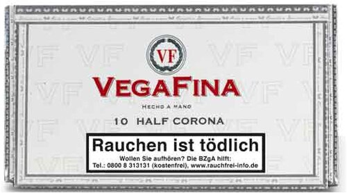Vegafina Half Corona Zigarren 10Stk. Vegafina Half Corona Zigarren 10Stk.