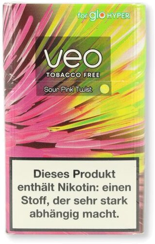 VEO Tobacco free Sour Pink Twist Click (10x20)