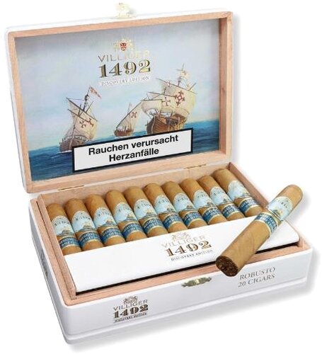 Villiger 1492 Discovery Edition Robusto Zigarren 20 Stk. Villiger 1492 Discovery Edition Robusto Zigarren 20 Stk.