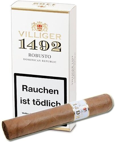 Villiger 1492 Robusto Zigarren 3er (ehem.Hommage) Villiger 1492 Robusto Zigarren 3er (ehem.Hommage)