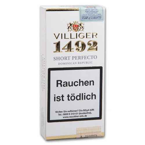 Villiger 1492 Zigarren Short Perfecto 3Stk. Villiger 1492 Zigarren Short Perfecto 3Stk.