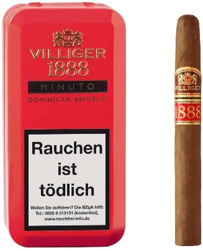 Villiger 1888 Minuto Zigarren 8 Stück Villiger 1888 Minuto Zigarren 8 Stück